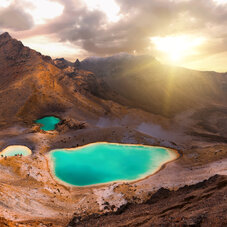 Sunrise Emerald Lake Tongariro