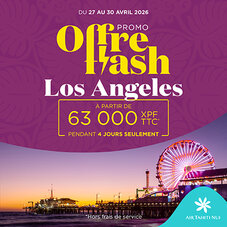 PROMO FLASH LAX - 63.000 XPF TTC