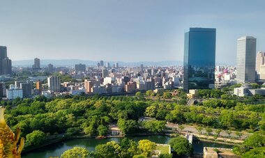Osaka vue sur la ville d'Osaka