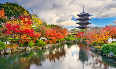 Kyoto Pagode Toji en automne Kyoto Pagode Toji en automne