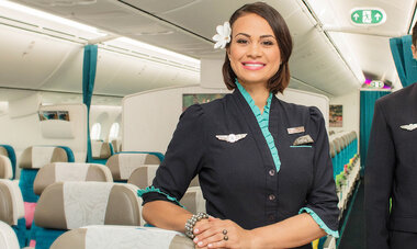 Air Tahiti Nui Premium economy crew