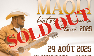 Le Club Tiare propose des places pour le concert de Maoli PLACES AVEC MILES CLUB TIARE SOLD OUT
