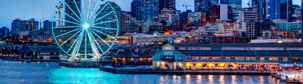 Seattle Waterfront by night Seattle Waterfront by night