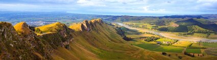 vue panoramique du vignoble de Hawke's Bay