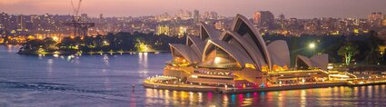 Sydney Opera house by night