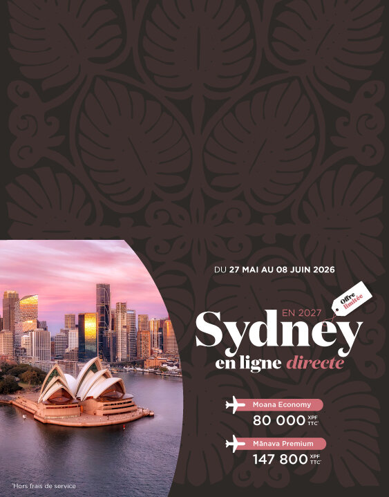 Offre promotionnelle Papeete - Sydney
